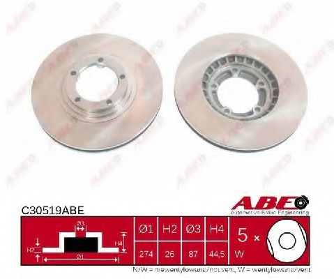 C30519ABE ABE Brake Disc