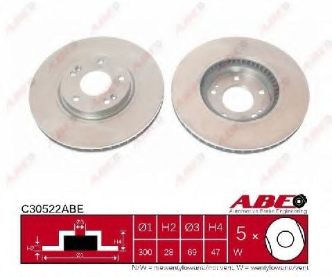 C30522ABE ABE Brake Disc