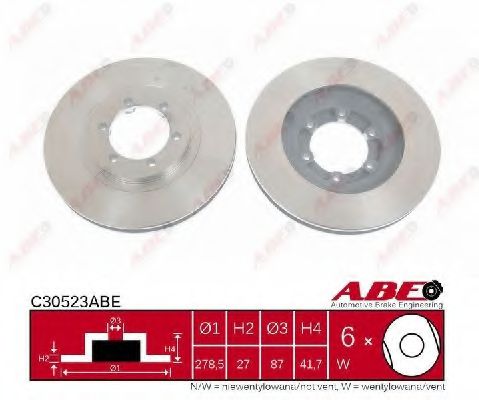 C30523ABE ABE Brake System Brake Disc