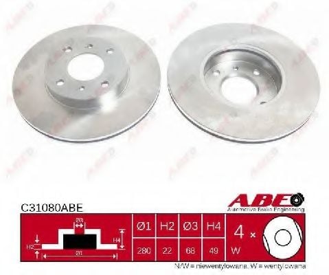 C31080ABE ABE Brake Disc