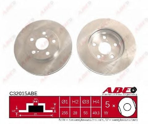 C32015ABE ABE Brake System Brake Disc