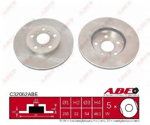 C32062ABE ABE Brake System Brake Disc