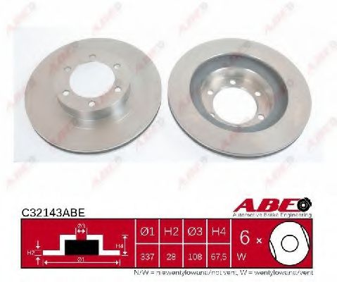 C32143ABE ABE Brake Disc