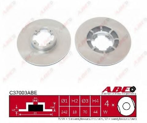 C37003ABE ABE Brake Disc