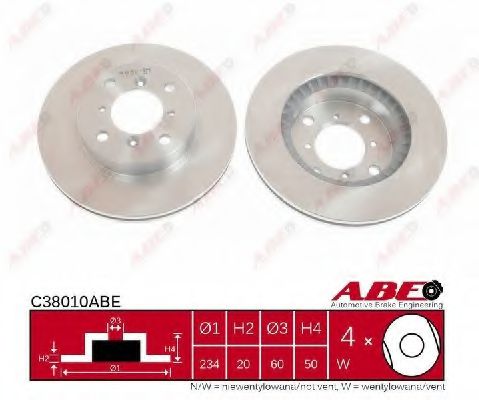 C38010ABE ABE Brake Disc