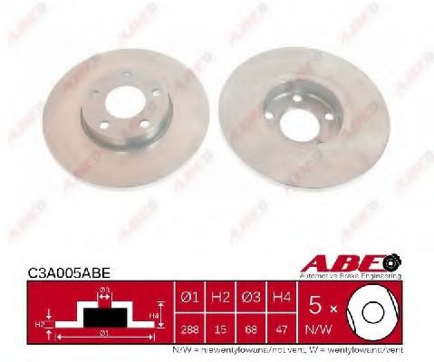 C3A005ABE ABE Brake System Brake Disc