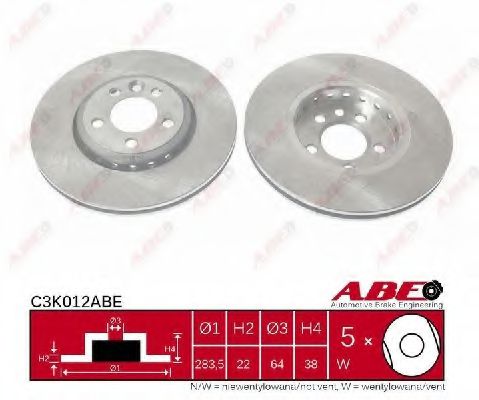C3K012ABE ABE Brake Disc