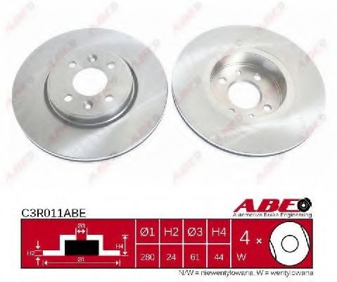 C3R011ABE ABE Brake Disc