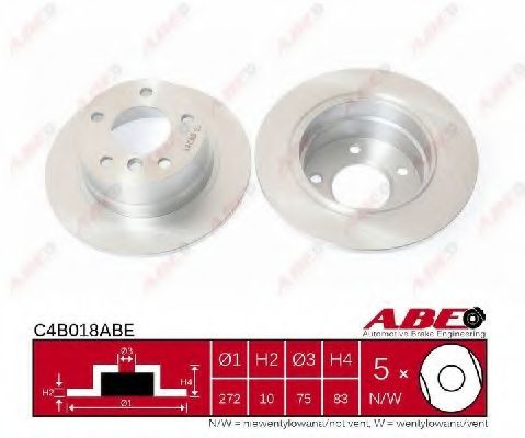 C4B018ABE ABE Brake System Brake Disc