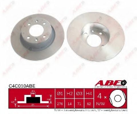 C4C010ABE ABE Brake System Brake Disc