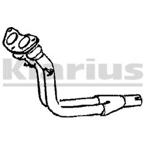 110155 KLARIUS Exhaust Pipe