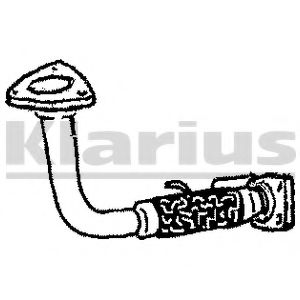 110159 KLARIUS Exhaust Pipe