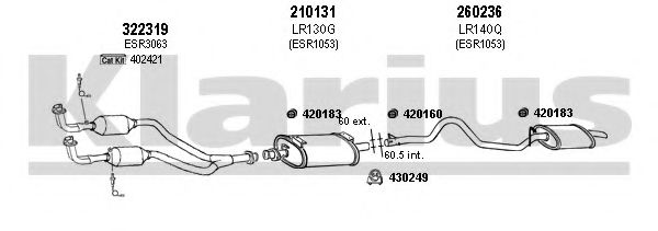 090135E KLARIUS Exhaust System