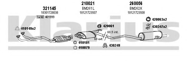 060151E KLARIUS Exhaust System Exhaust System