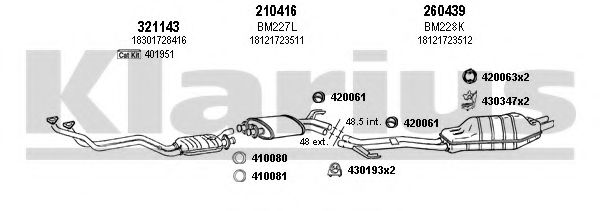 060162E KLARIUS Exhaust System