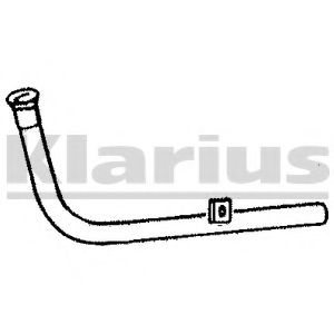 120197 KLARIUS Exhaust Pipe