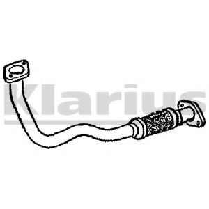 120355 KLARIUS Exhaust System Exhaust Pipe