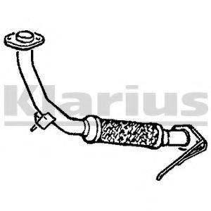130286 KLARIUS Exhaust Pipe