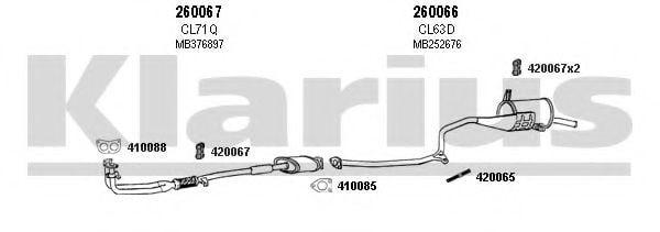 210047E KLARIUS Exhaust System