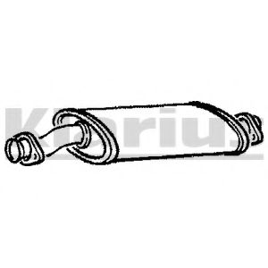 210453 KLARIUS Exhaust System Front Silencer