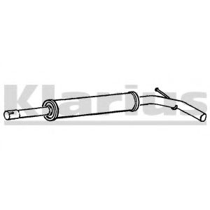 210621 KLARIUS Exhaust System Middle Silencer