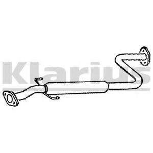 240481 KLARIUS Exhaust System Middle Silencer