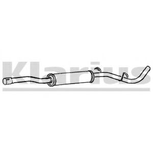 250452 KLARIUS Exhaust System Middle Silencer