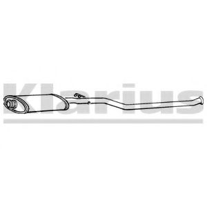 250552 KLARIUS Exhaust System Middle Silencer