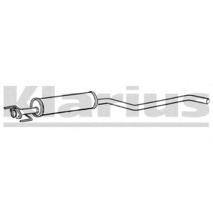 260567 KLARIUS Exhaust System Middle Silencer