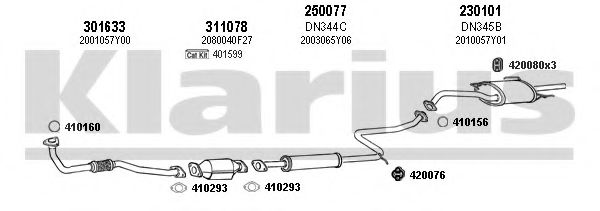 270296E KLARIUS Exhaust System