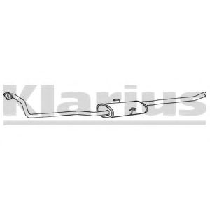 270423 KLARIUS Exhaust System Front Silencer