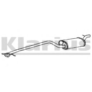 270515 KLARIUS Exhaust System Middle Silencer