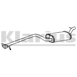 270516 KLARIUS Exhaust System Middle Silencer