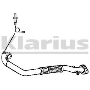 301071 KLARIUS Exhaust Pipe