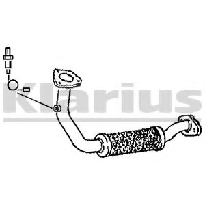 301179 KLARIUS Exhaust Pipe