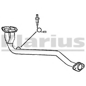 301239 KLARIUS Wheel Suspension Mounting Kit, control lever