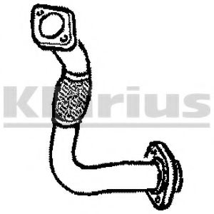 301351 KLARIUS Exhaust System Exhaust Pipe