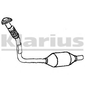 321220 KLARIUS Exhaust System Catalytic Converter