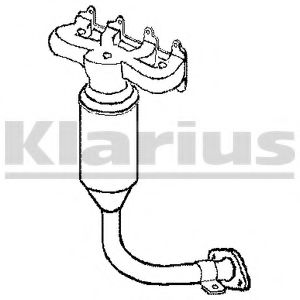322696 KLARIUS Exhaust System Catalytic Converter