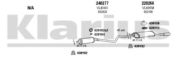 390610E KLARIUS Exhaust System