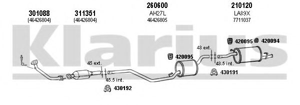 510119E KLARIUS Exhaust System