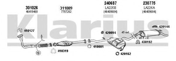 510232E KLARIUS Exhaust System