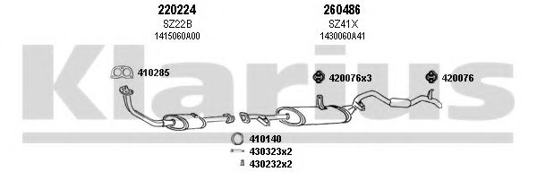 820051E KLARIUS Exhaust System