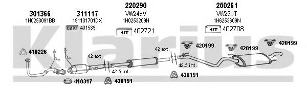 930716E KLARIUS Exhaust System Exhaust System