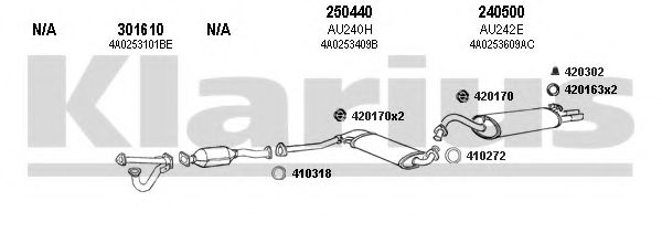 940449E KLARIUS Exhaust System Exhaust System
