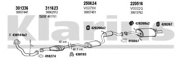960302E KLARIUS Exhaust System
