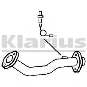 110446 KLARIUS Exhaust Pipe