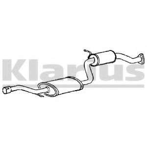 250624 KLARIUS Exhaust System Middle Silencer