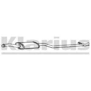 260839 KLARIUS Exhaust System Middle Silencer