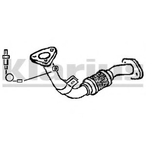 301388 KLARIUS Exhaust System Exhaust Pipe